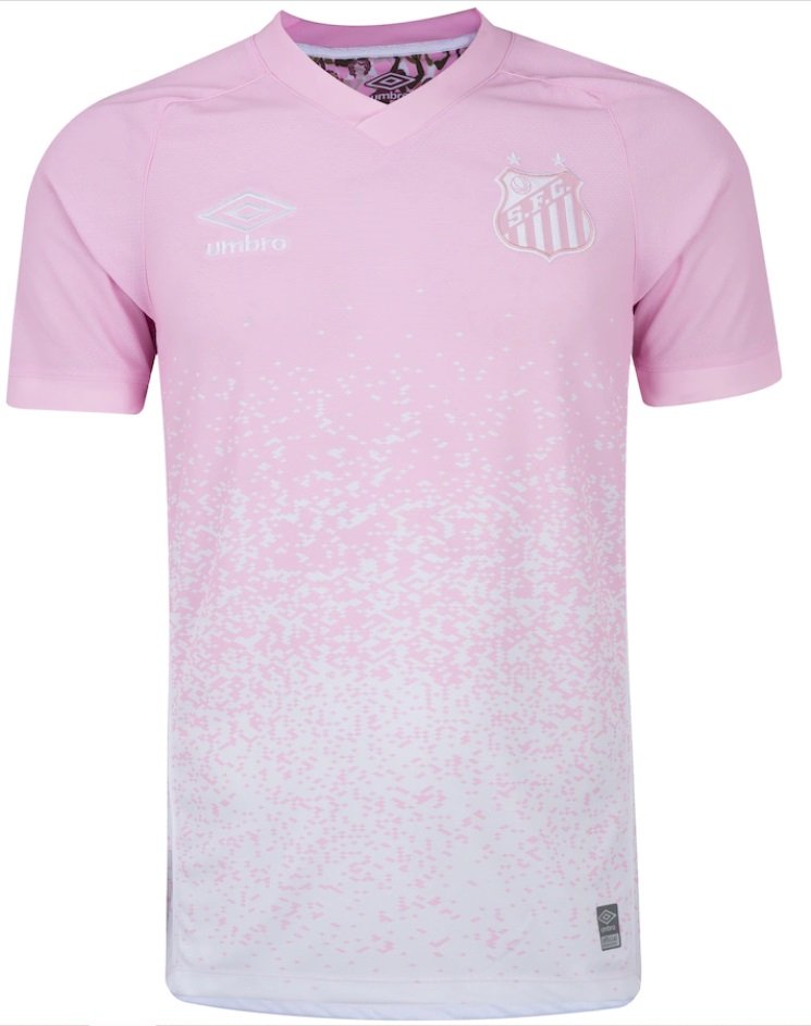 Camisa Santos 2021 2022 Umbro oficial Outubro Rosa